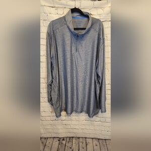 Tommy Bahama Heathered Gray Long Sleeve Shirt